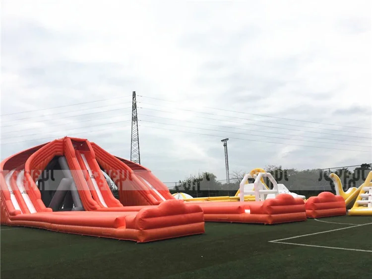 Giant factory price inflatable hippo 3 slips 6 lanes slide inflatable water slide for sale JFSD-GW05-5.jpg