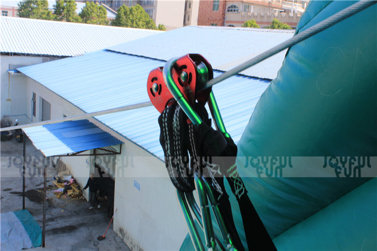 China factory giant inflatable zip line inflatable interesting game for sale JFSPZL-02-8.JPG