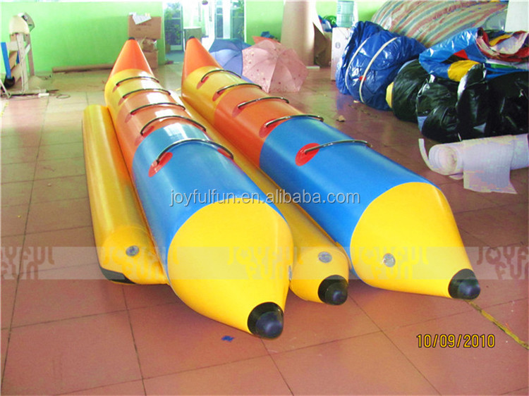 Popular design double tubes inflatable banana boat 5 person factory price for sale JFBBT-09D5-1.jpg