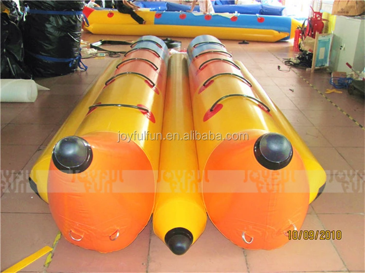 Popular design double tubes inflatable banana boat 5 person factory price for sale JFBBT-09D5-3.jpg