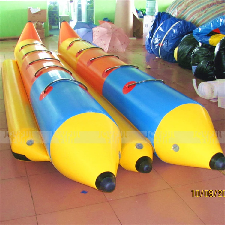 Popular design double tubes inflatable banana boat 5 person factory price for sale JFBBT-09D5.jpg