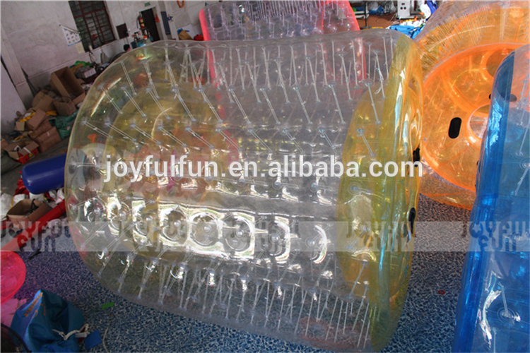China manufacturer produced inflatable water walking roller inflatable wheel game for events JFRL-11Y-4.JPG