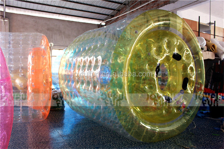 China manufacturer produced inflatable water walking roller inflatable wheel game for events JFRL-11Y-1.JPG