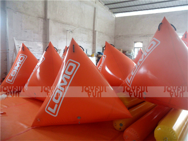 Cheap inflatable paintball air field triangle obstacle inflatable funny game for kids and adults JFPB03-01-1.JPG