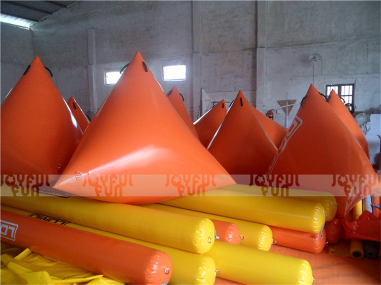 Cheap inflatable paintball air field triangle obstacle inflatable funny game for kids and adults JFPB03-01-3.JPG