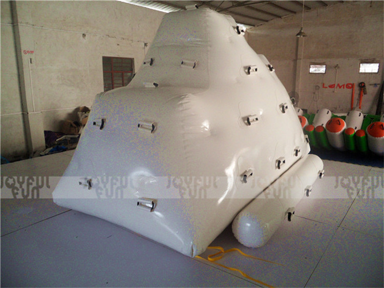 High quality giant water park equipment climbing inflatable iceberg slide inflatable water game for amusement park JFIB-01-7.JPG