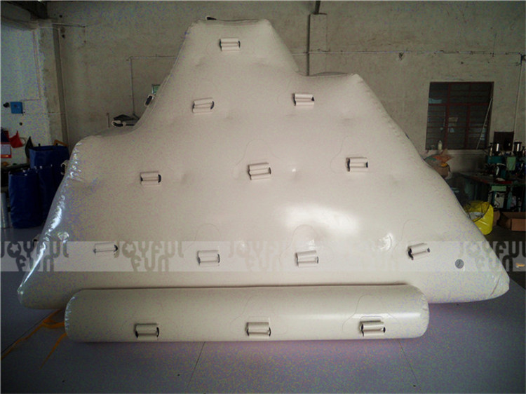 High quality giant water park equipment climbing inflatable iceberg slide inflatable water game for amusement park JFIB-01-3.JPG