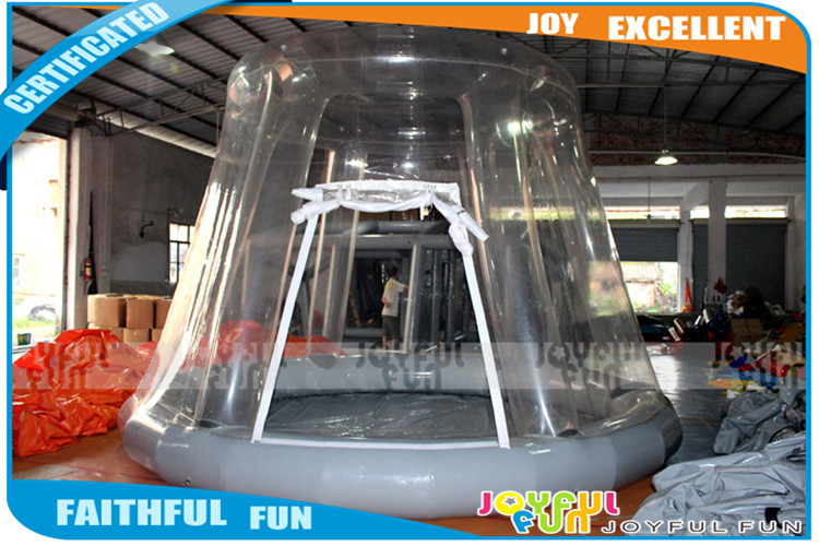 inflatable tent with basketball hoop