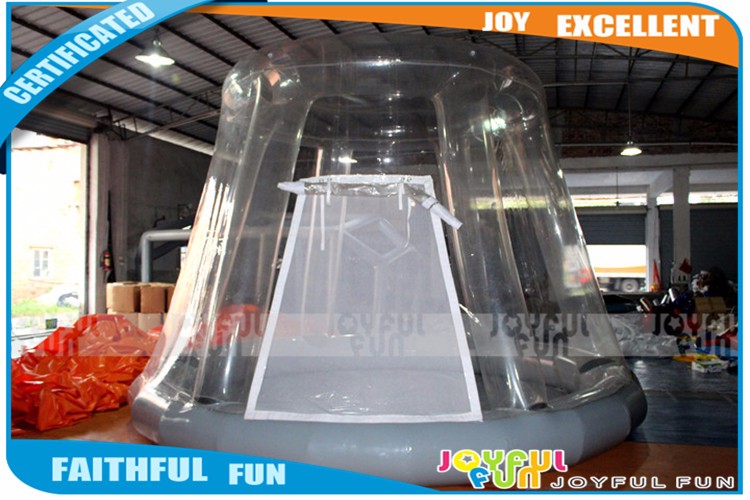 inflatable tent with basketball hoop