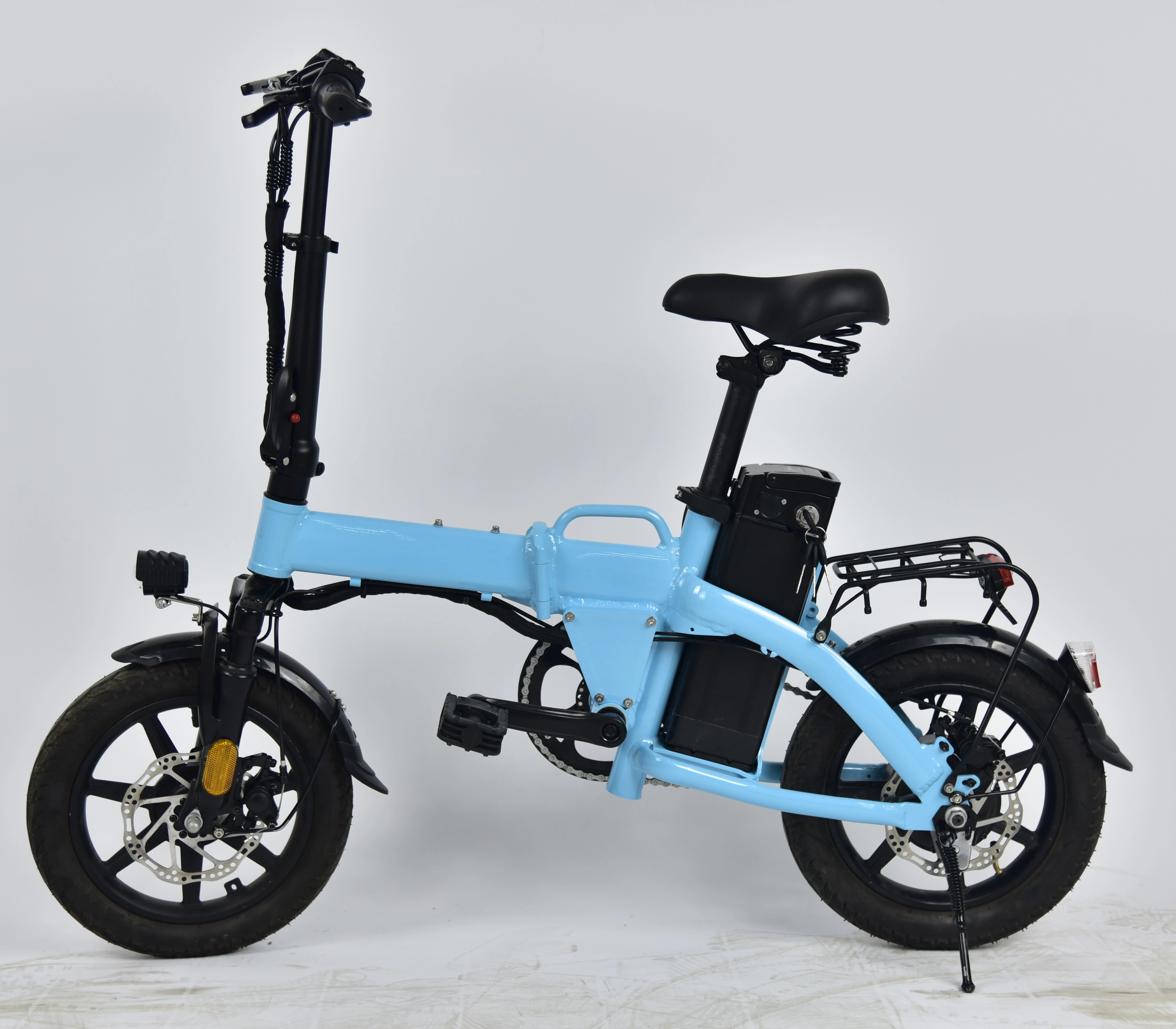 Electric folding bike for school work shopping AL6061