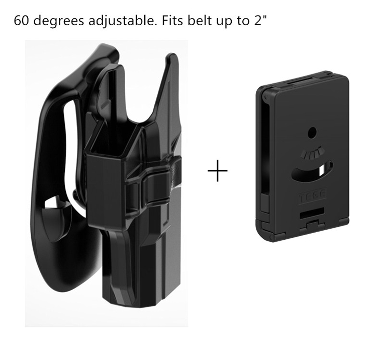glock19 holster paddle and belt clip
