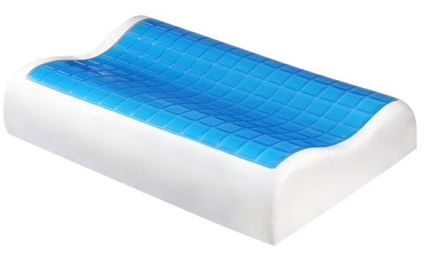 Silicone Pillow Gel Cushion Orthopedic Anti Snore Memory Foam Cooled Gel Pillow Ice Cooling Gel Memory Foam Pillow For Hospital