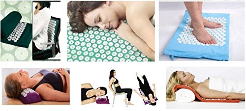 Profesional Acupressure Mat for Muscle Relaxation Acupressure Massage Mat and Pillow Set Nail Mats