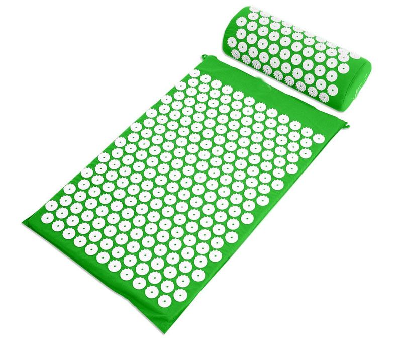 Profesional Acupressure Mat for Muscle Relaxation Acupressure Massage Mat and Pillow Set Nail Mats