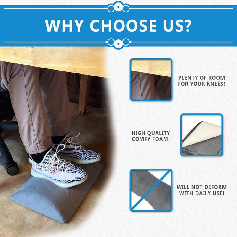 D shape footrest pillow 16