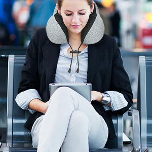 Amazon Hotsale Neck Pillow 100% Pure Memory Foam Pillow For Long Trip Head Rest