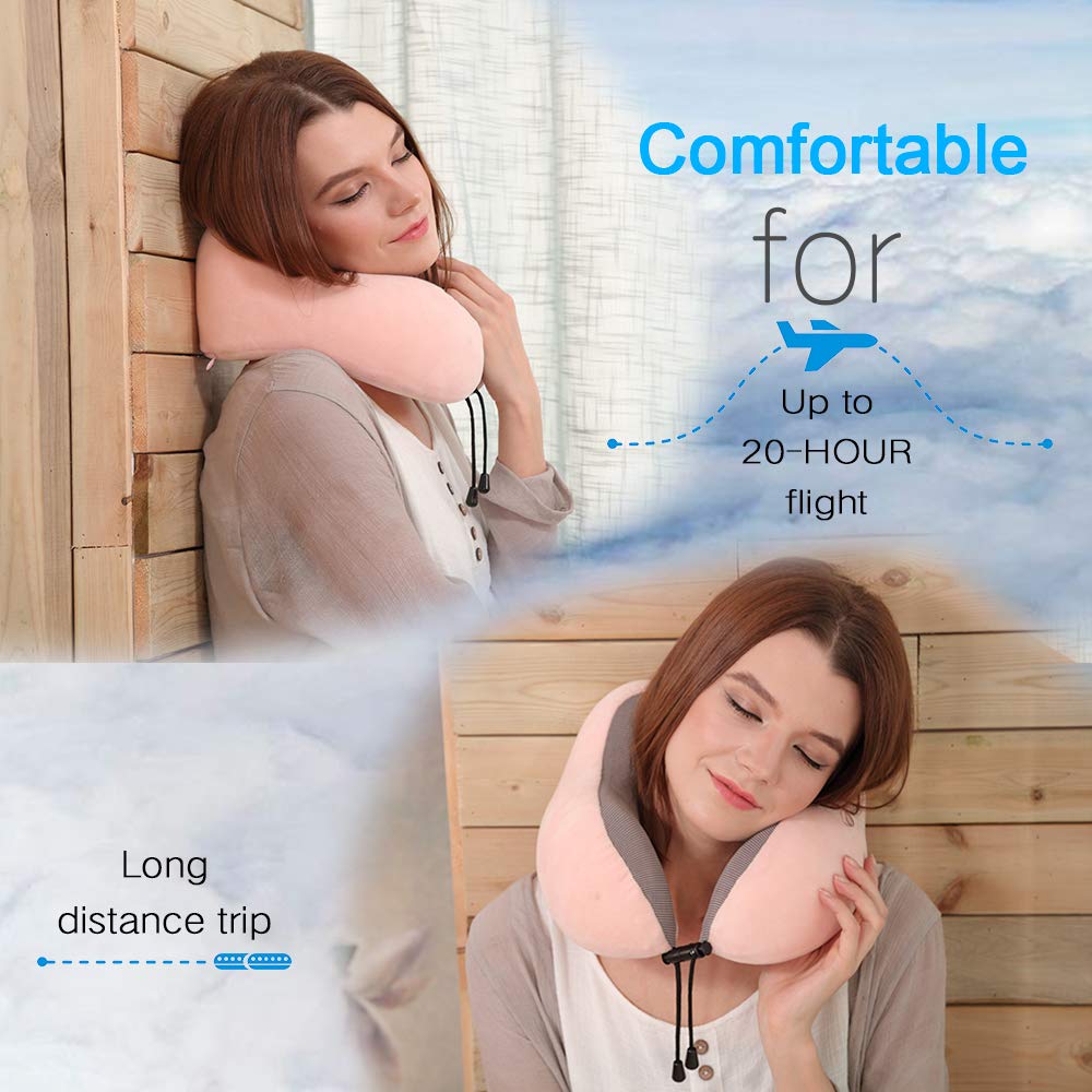 Amazon Hotsale Neck Pillow 100% Pure Memory Foam Pillow For Long Trip Head Rest
