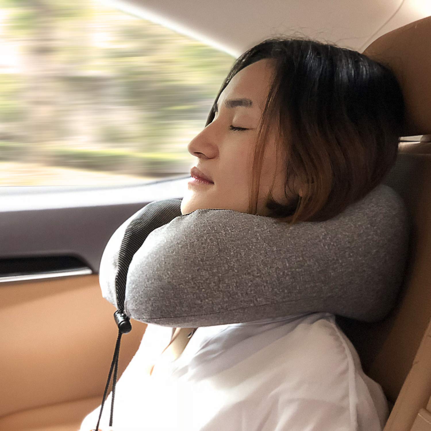 Amazon Hotsale Neck Pillow 100% Pure Memory Foam Pillow For Long Trip Head Rest