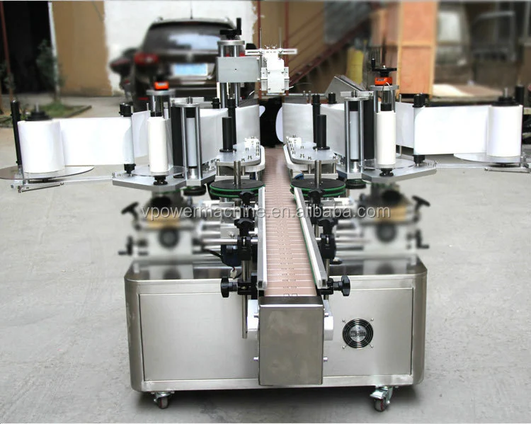 Automatic flat bottle double - sided adhesive sticker labeling machine6.jpg