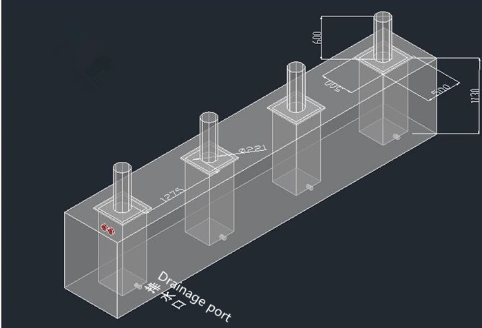 size of bollards