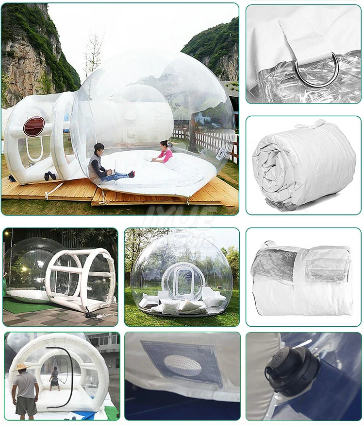 outdoor bubble tent