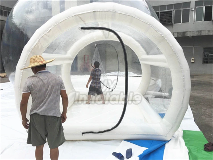transparent bubble tent