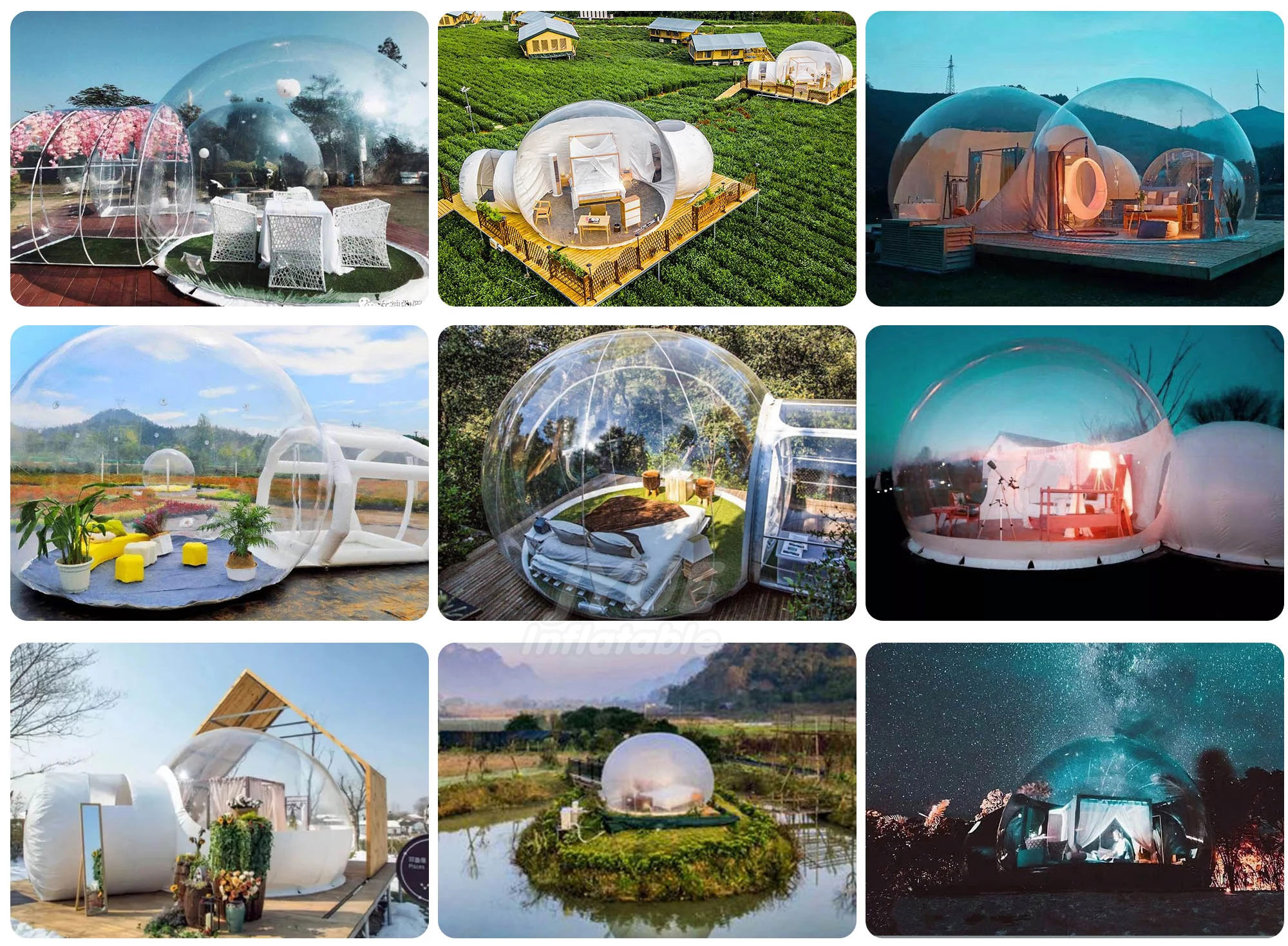 clear bubble tent