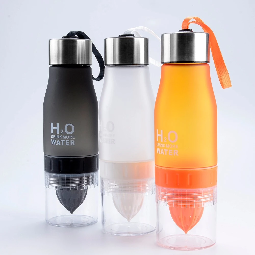 Free sample private label plastic sports drinking h2o lemon juice water bottle