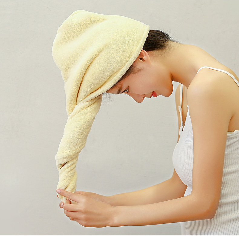 printed microfiber hair towel wrap turban