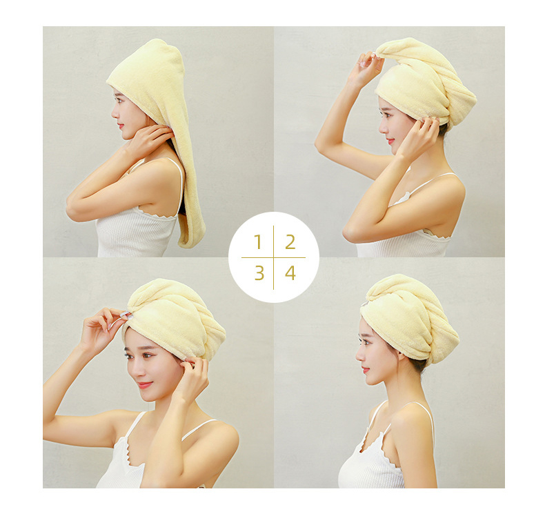 printed microfiber hair towel wrap turban