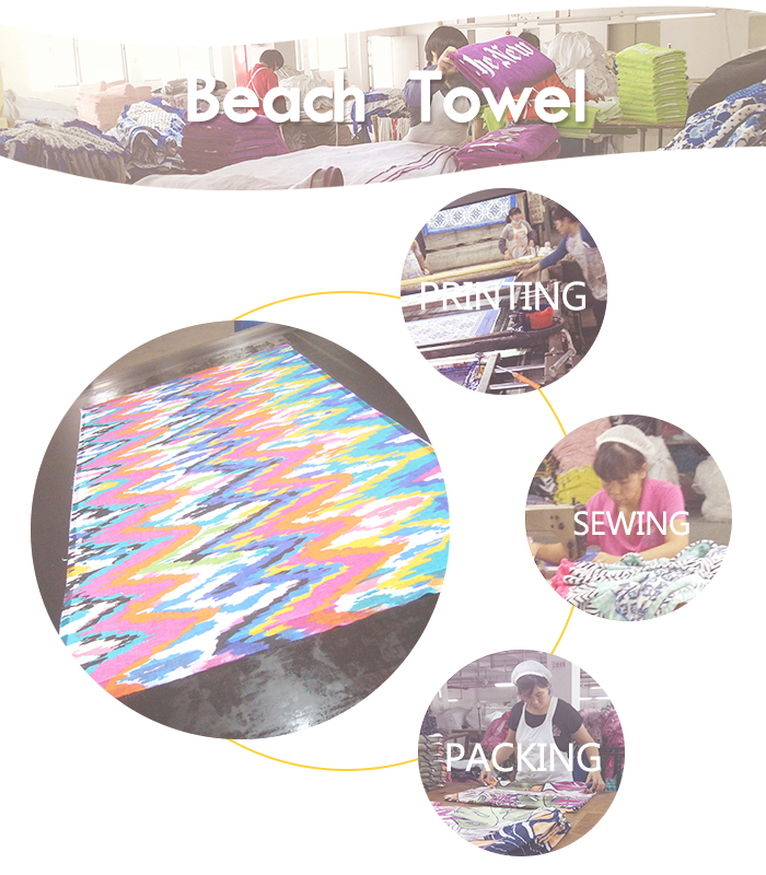 printed beach towel