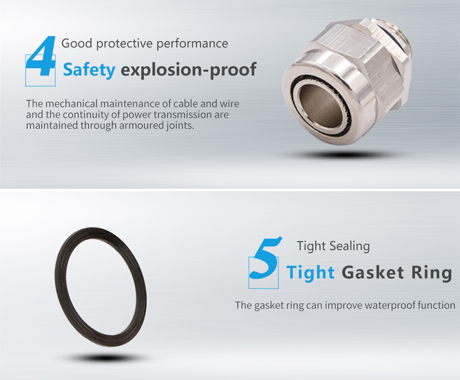 Hot Sell Rohs,IP68 Metric Thread Type,armoured nylon cable gland sizes