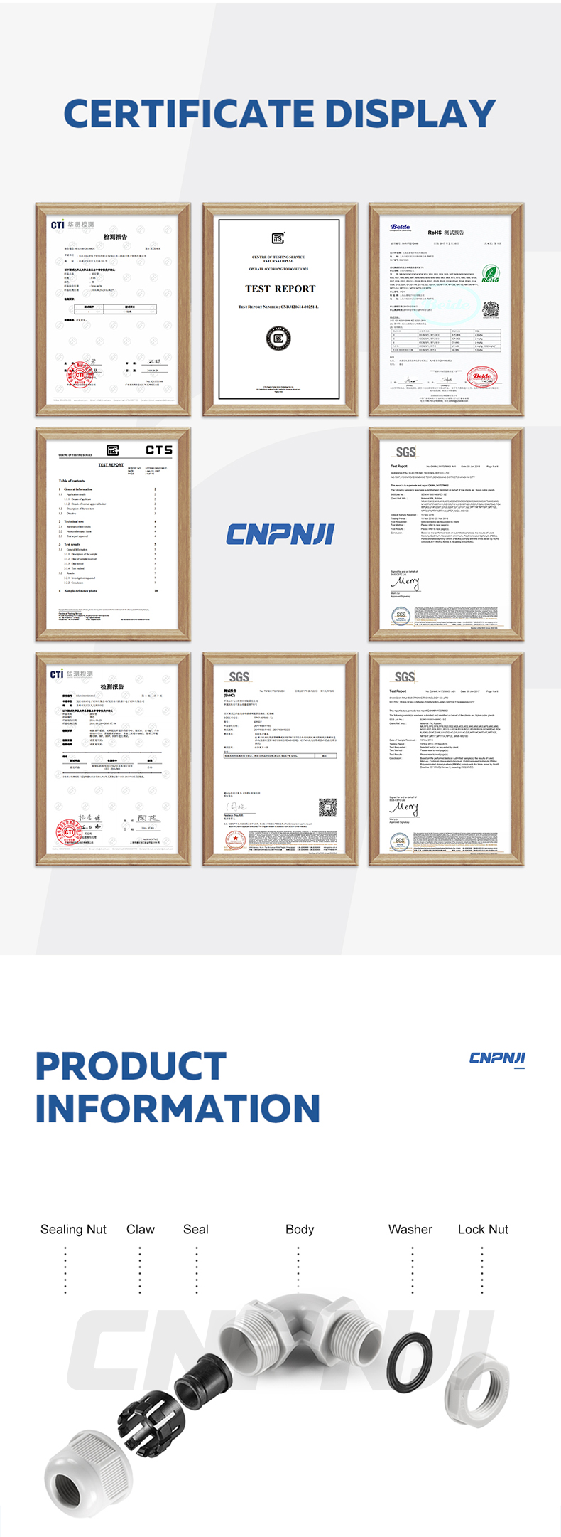 Manufacturer,right angle union,cable gland with CE certificate