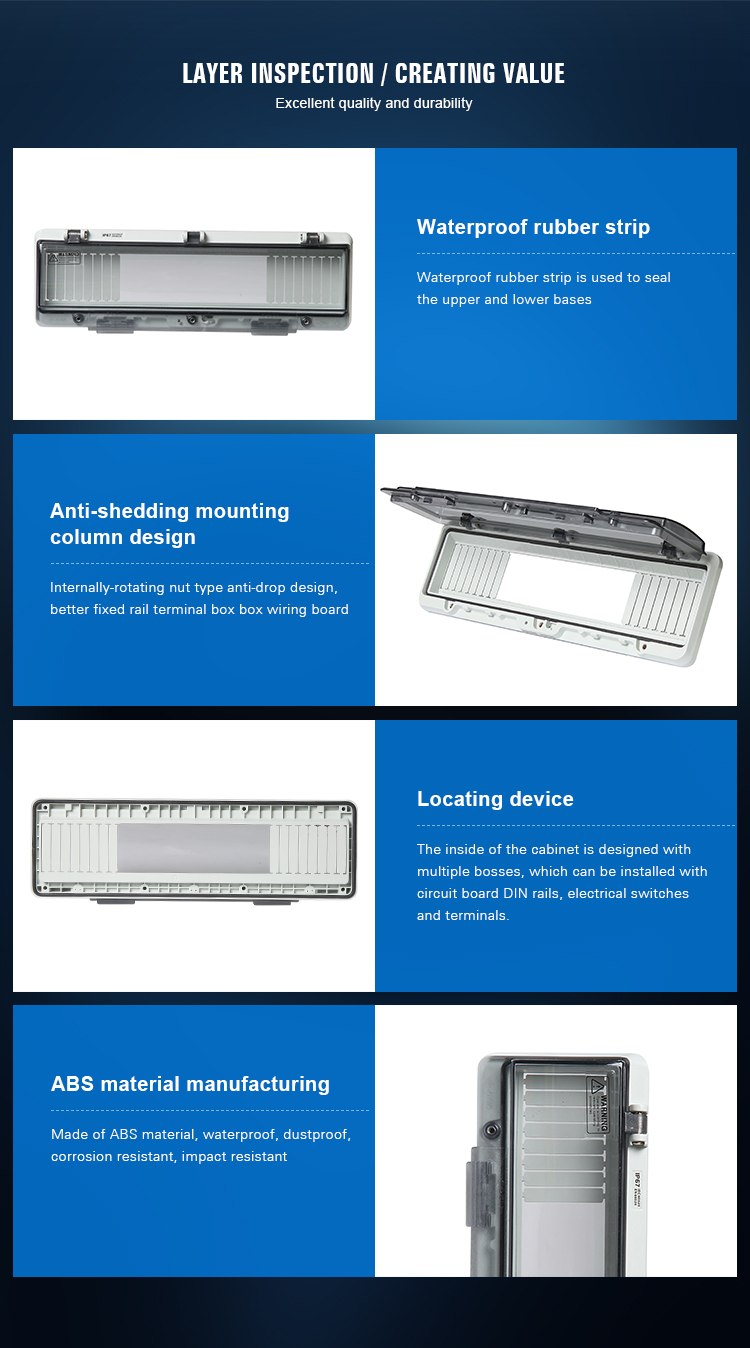 IP65 Cable Switch,Plastic Electronic Enclosure,junction box wiring