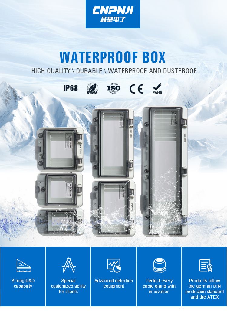 IP65 Cable Switch,Plastic Electronic Enclosure,junction box wiring