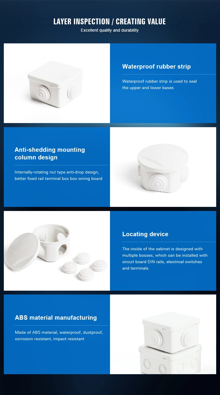 IP67 ABS material CE/ROHS certificated,enclosure,led downlight junction box