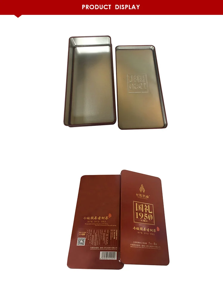 Wholesale High Quality Metal Tea Tin Box Best Selling Playing Card Tin Can Custom