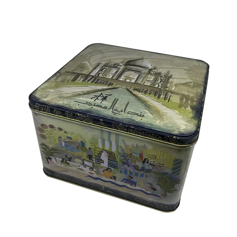 High quality metal rice cans large storage tin boxes wholesale