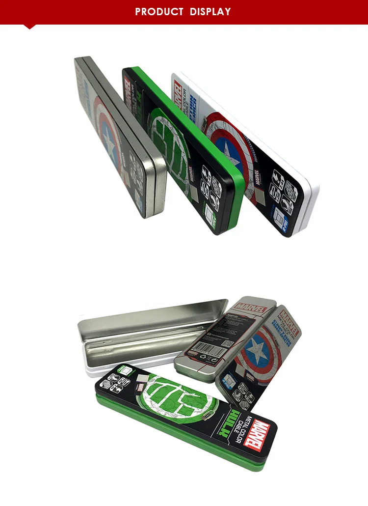 Wholesale rectangle tin box for USB Data cable custom electronic tins