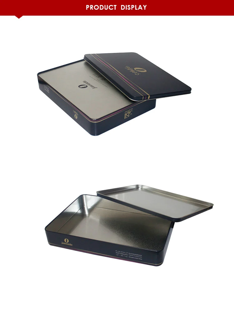 High quality Customized Designed Rectangular Tin Box For Chocolate