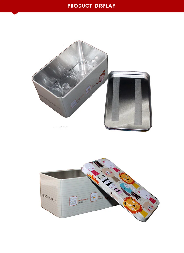 China Manufacturer Wholesale Toys Candies Cookies Packing Tin Box