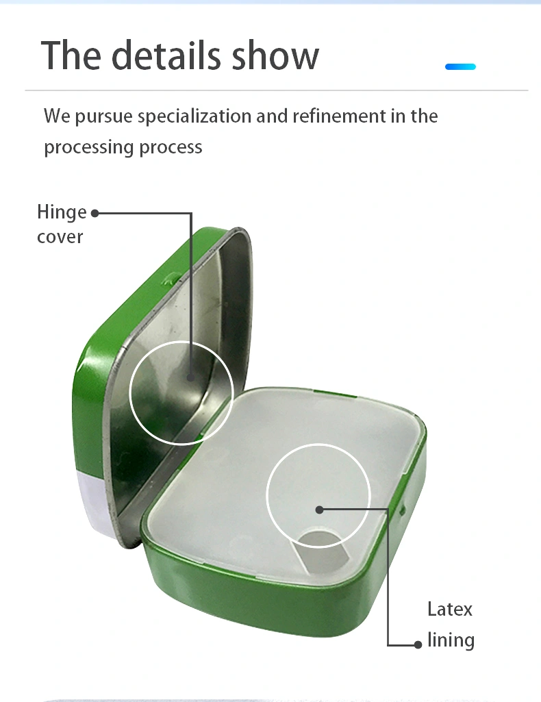 Portable tin of refreshing mints with a tight seal to preserve flavor and freshness wherever you are.