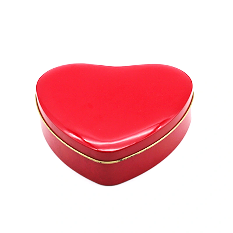 Love-Themed Presentation: Eye-catching red metal heart box ideal for creating a heartfelt unboxing moment with its symbolic shape and color.
