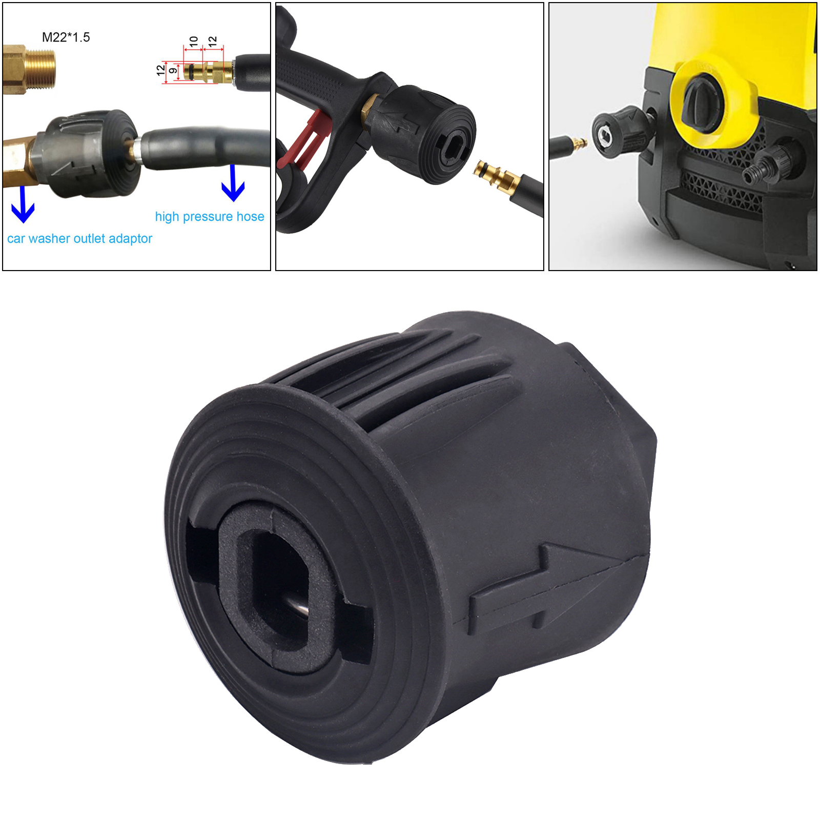 Connector m22 Power Washer Plug Adapter Converter for High Pressure