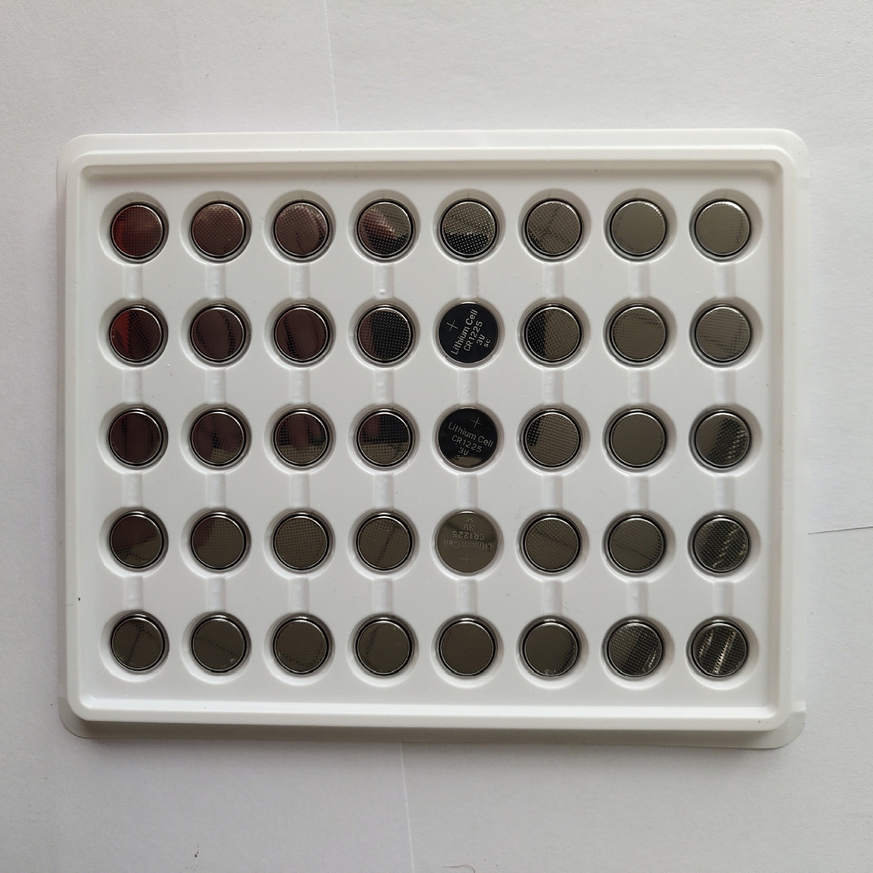 CR1225 tray package