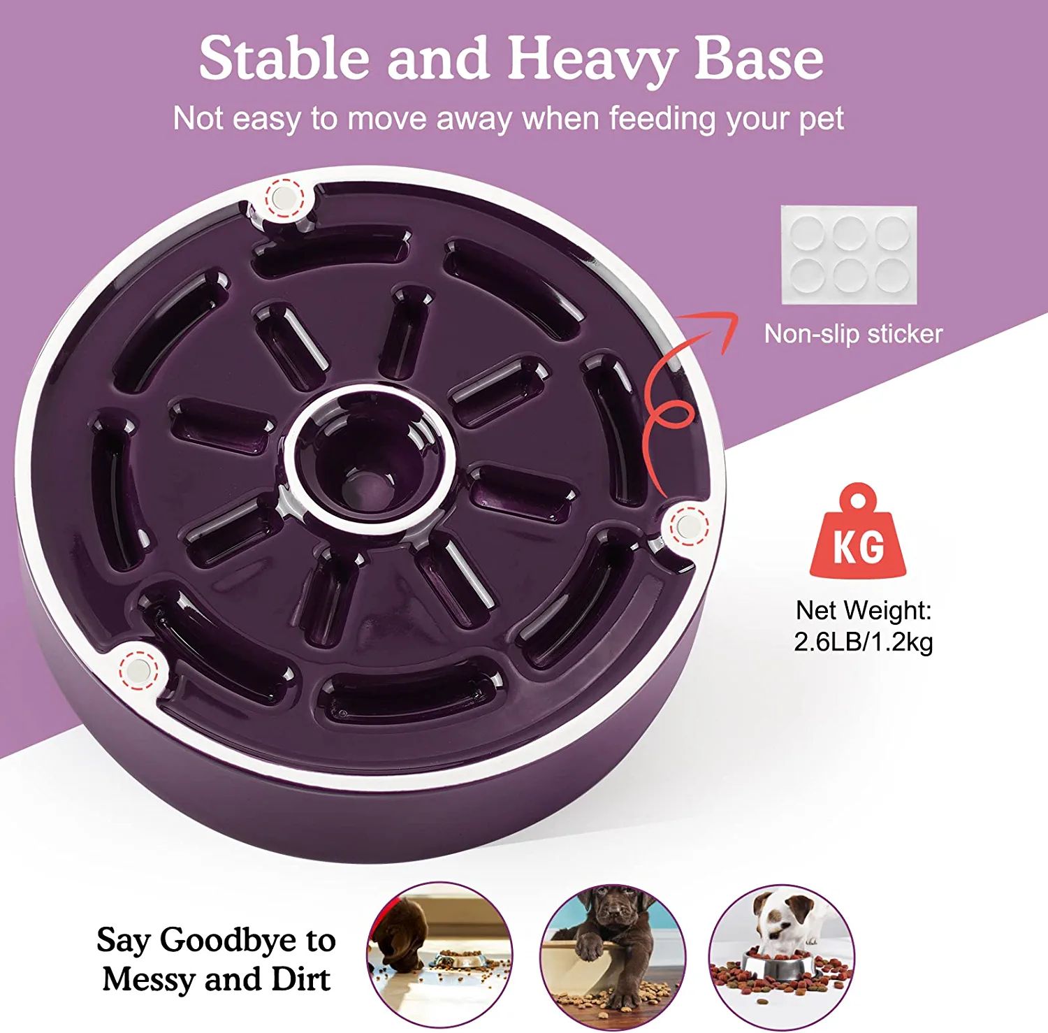Ceramic Anti Gulping Slow Eating Bowl manufacturer