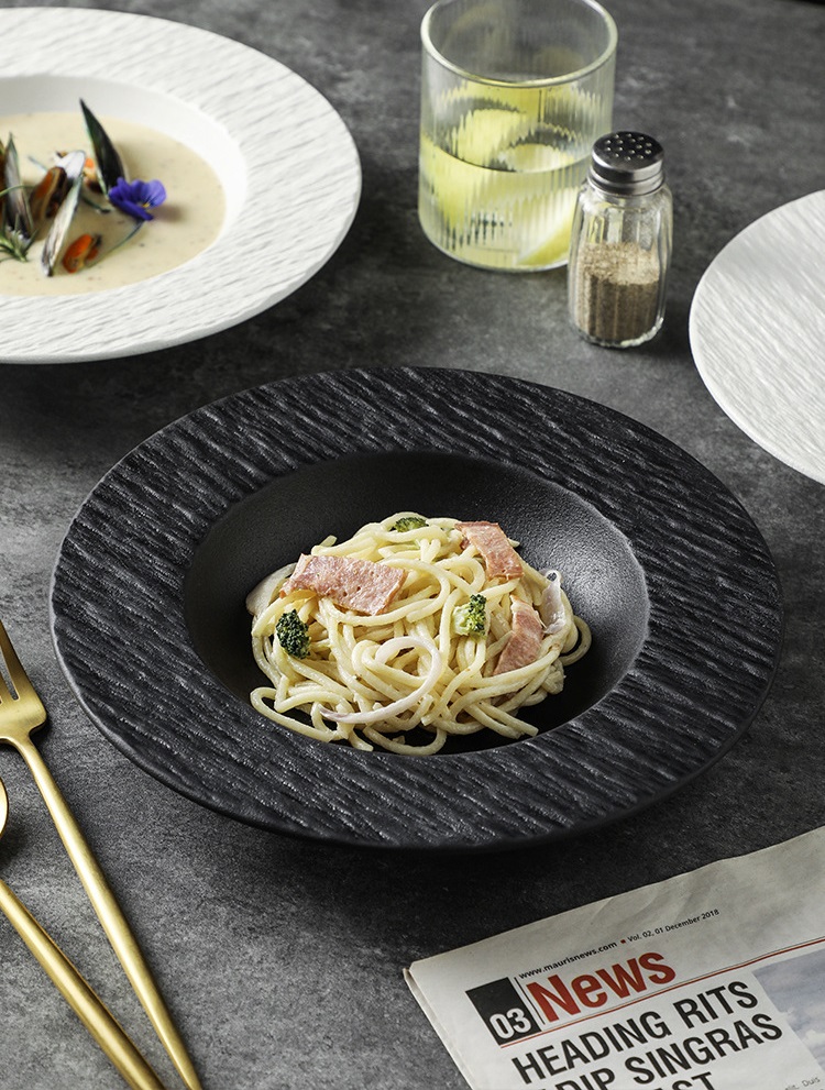 Solid Color Hotel Restaurant Plates Manufacturer