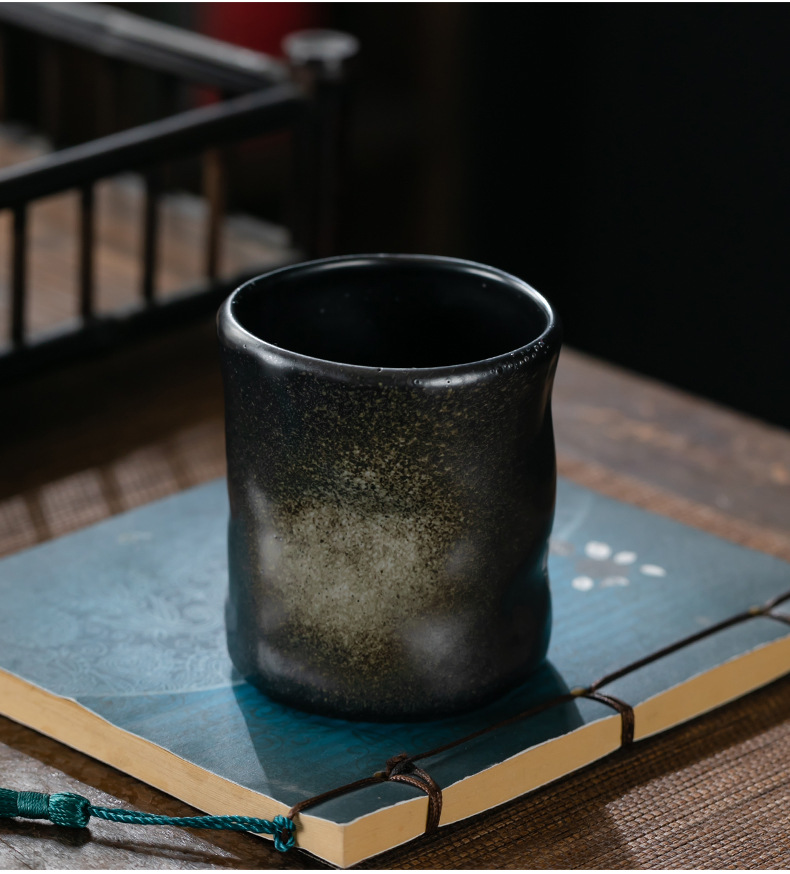 Vintage Japanese Explosive Ceramic Glazed Cup Manufacturer