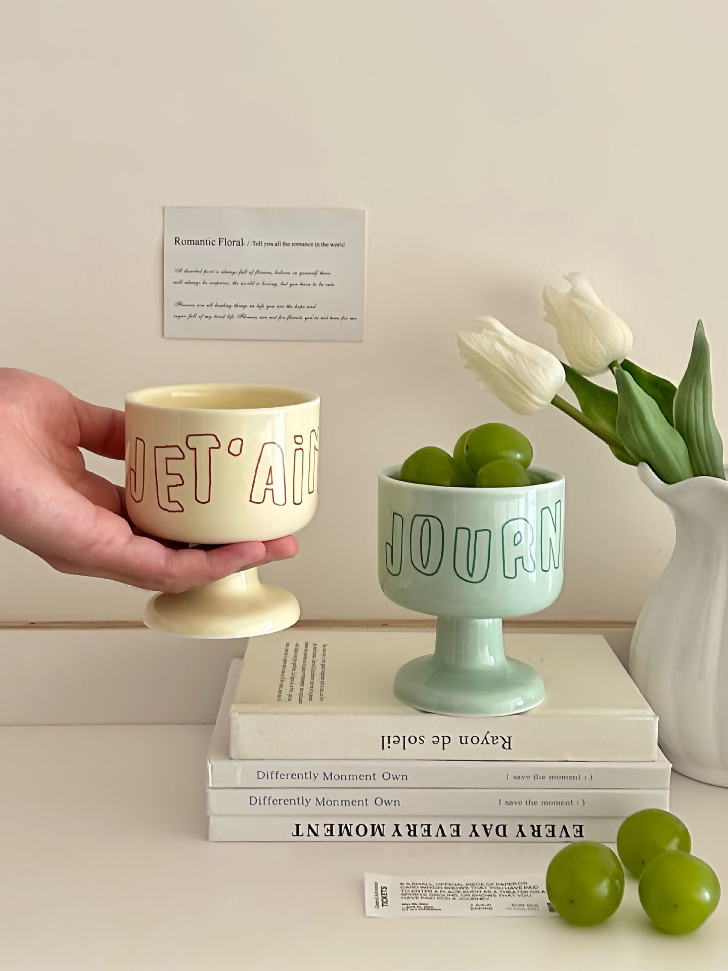 Korea Ins Creative Ceramic Goblet Manufacturer