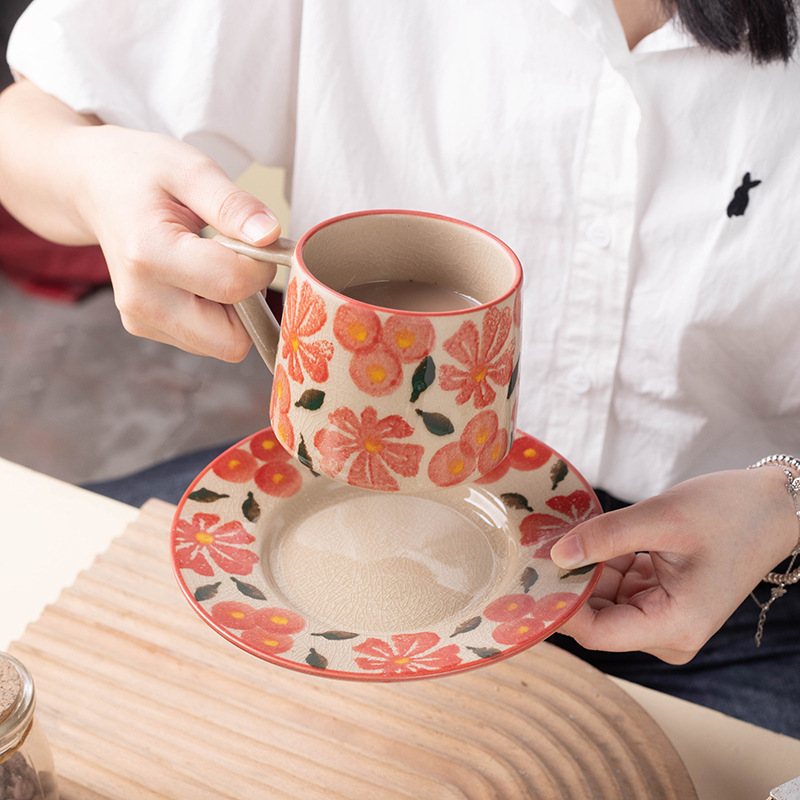 Retro porcelain mug set manufacturer